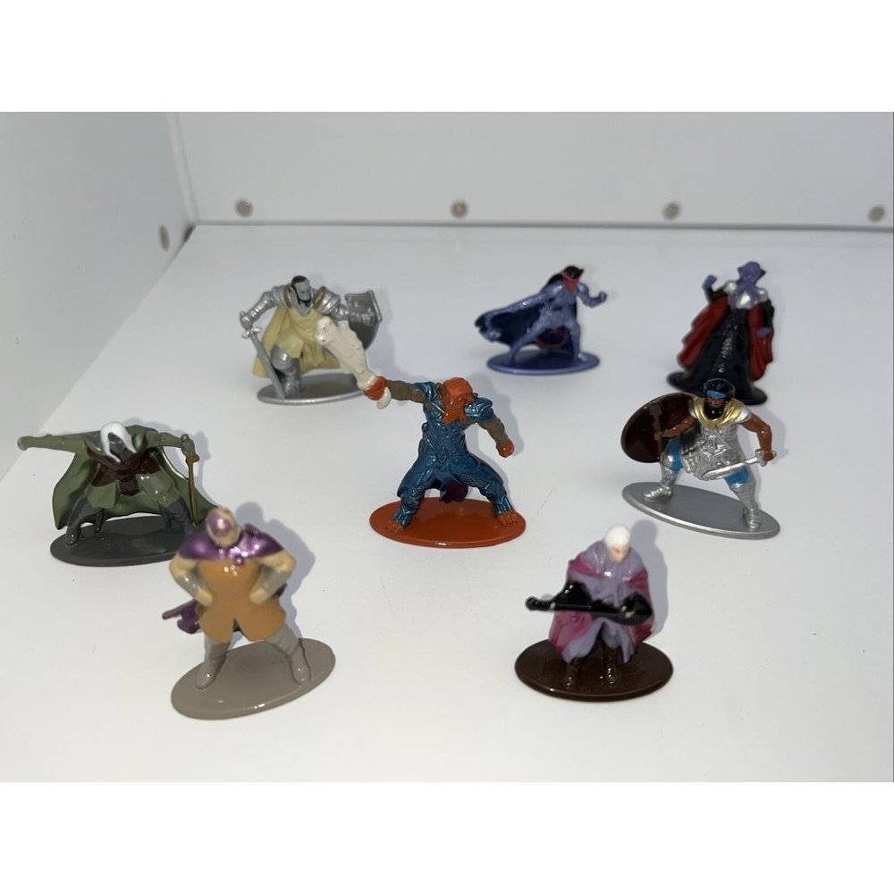 Jada Toys Dungeons & Dragons Diecast Figurines Set Of 8 Wizards 2020